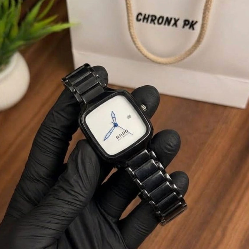 RADO watch with metallic straps