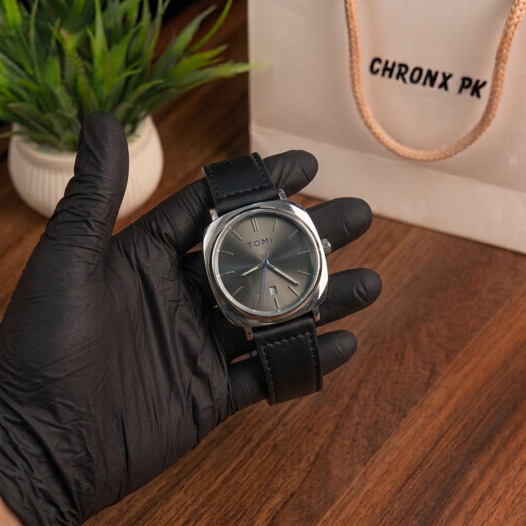 Tomi T-084 with leather strap