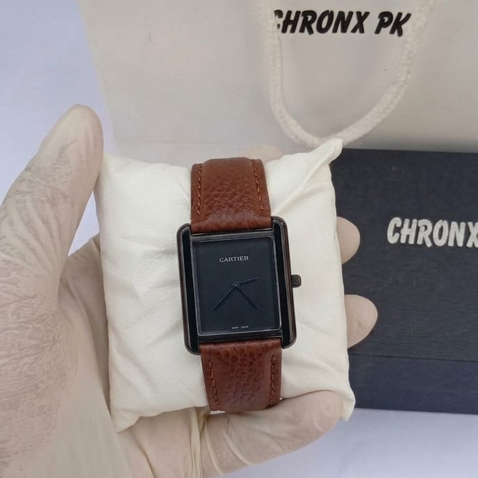 Cartier leather strap with master lock