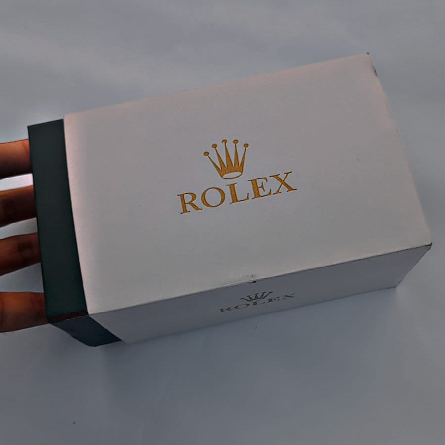 Rolex green dial with date and day